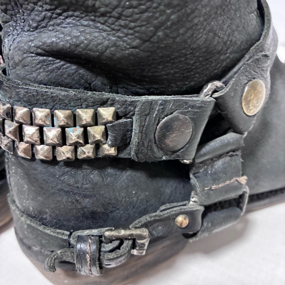 Pakros - Blacker Leather Moto Boot - 36 - Picture 10 of 14